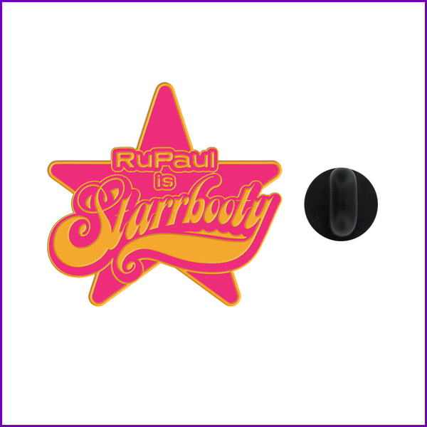 RuPaul is Starrbooty Pink Enamel Pin
