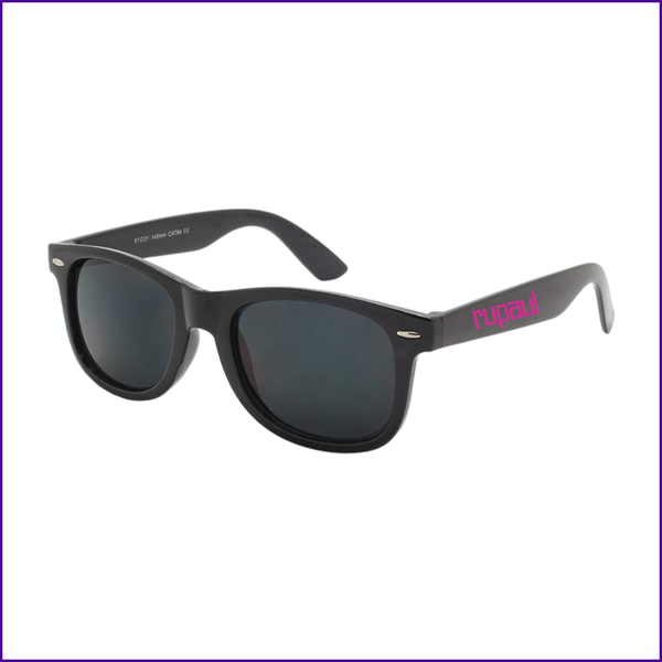 RuPaul black logo sunglasses